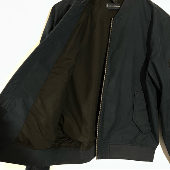 EVERLANE The Bomber Jacket/ Uniform In Navy Size Medium - Picture 4 of 13